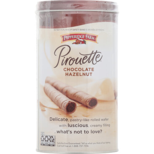 Pepperidge Farm Wafers, Creme Filled, Chocolate Hazelnut