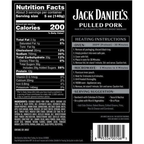 Jack Daniel's Pulled Pork