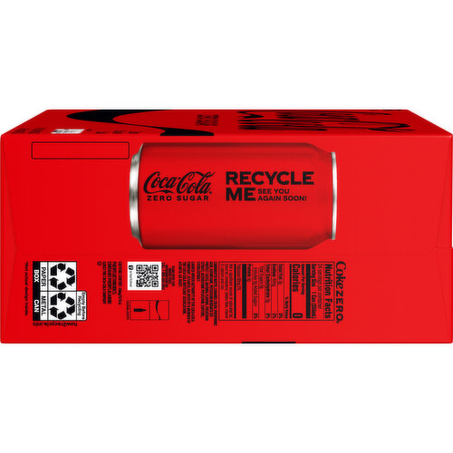 Coca-Cola Zero Sugar  Soda Soft Drink