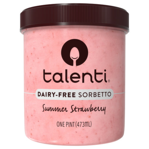 Talenti Sorbetto, Dairy-Free, Summer Strawberry
