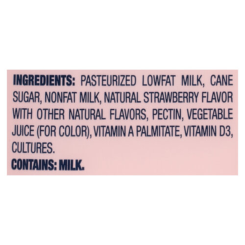 Lifeway Kefir, Cultured, Lowfat Milk, 1% Milkfat, Strawberry
