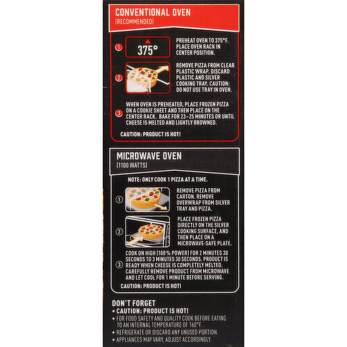 Red Baron Pizza, Supreme, Deep Dish Singles