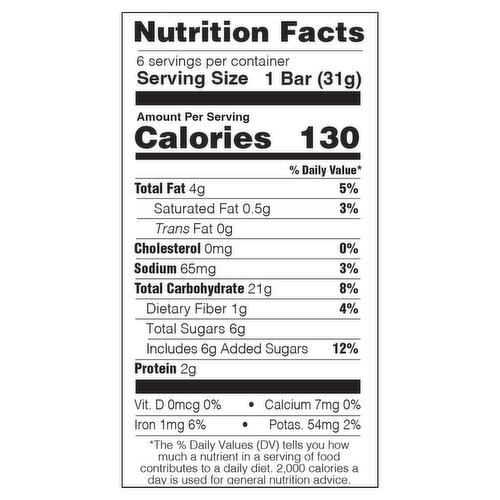 Junkless Granola Bars, Chewy, Chocolate Chip