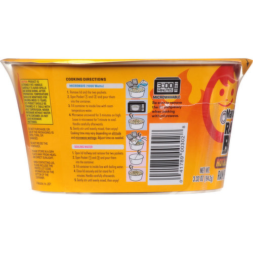 Maruchan Ramen Bowl, Hot & Spicy Chicken Flavor