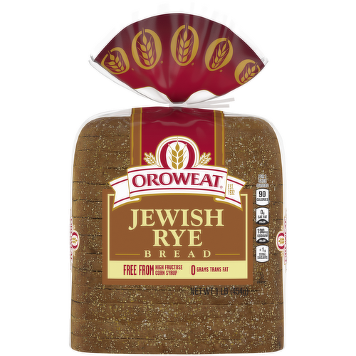 Oroweat Jewish Rye 16 oz