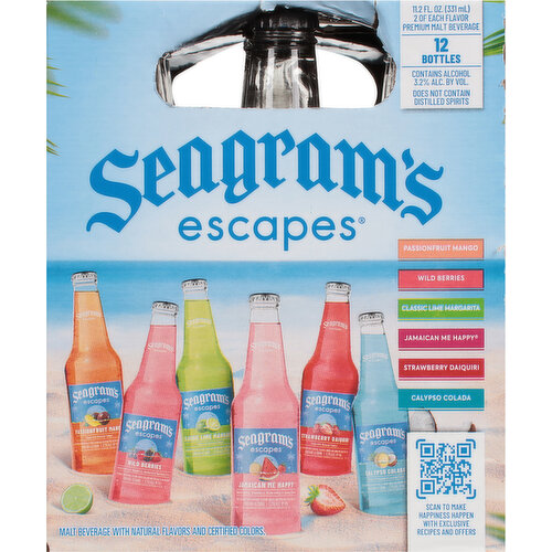 Seagram's Escapes Assorted Malt Beverage