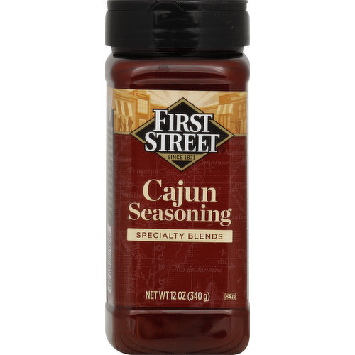 First Street Seasoning, Cajun, Specialty Blends