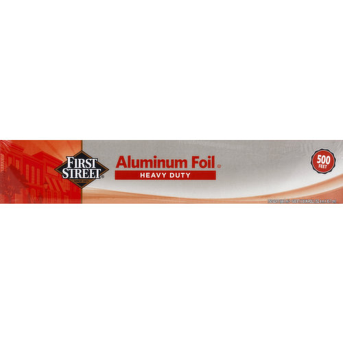 First Street Aluminum Foil, Heavy Duty, 500 Feet