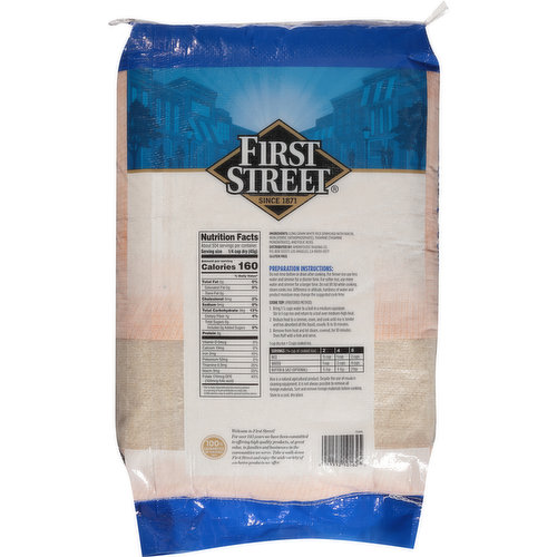 First Street Rice, Extra Long Grain, Extra Fancy