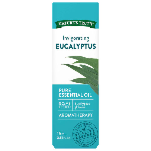 Nature's Truth Pure Essential Oil, Eucalyptus, Invigorating, Aromatherapy