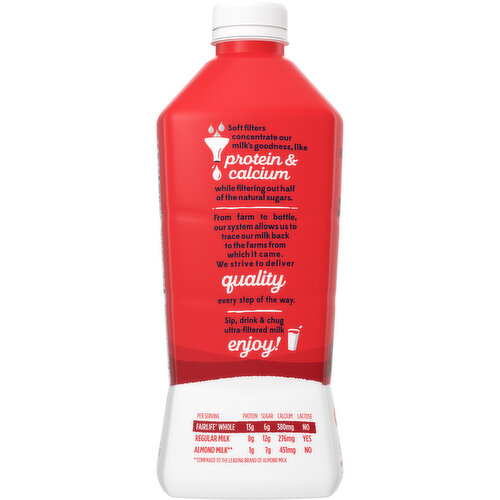 fairlife  Whole Ultra-Filtered Milk, Lactose Free
