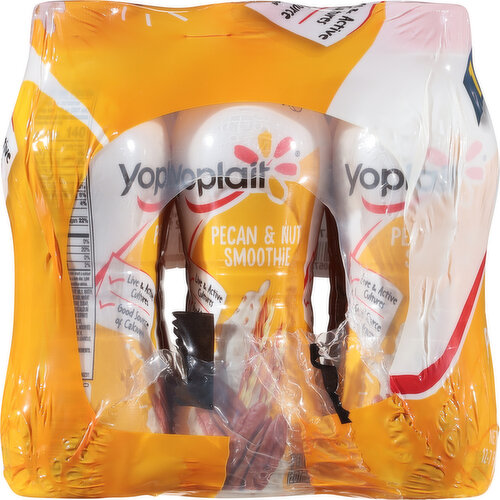Yoplait Smoothie, Pecan & Nut, 12 Pack