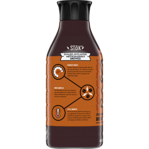 Stok Espresso Blend Darkest Roast Un-Sweet Black Cold Brew Coffee