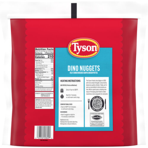 Tyson Frozen Dino Nuggets