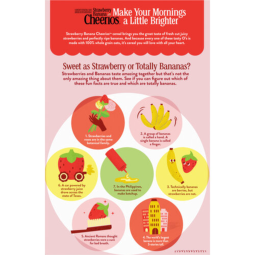 Cheerios Strawberry Banana Cereal Large Size