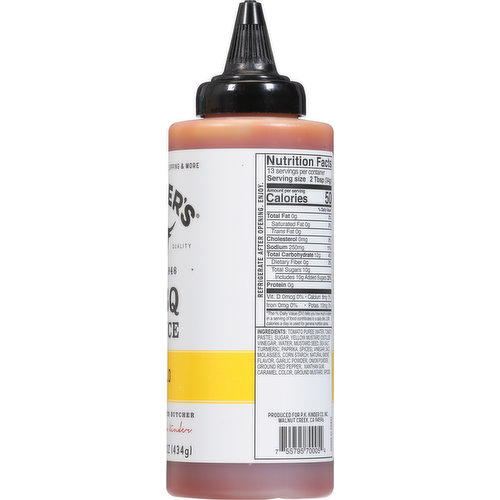 Kinder's BBQ Sauce, Gold