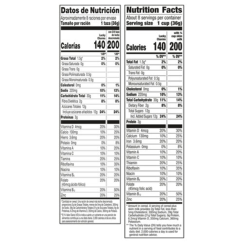 Lucky Charms Cereal, Gluten Free