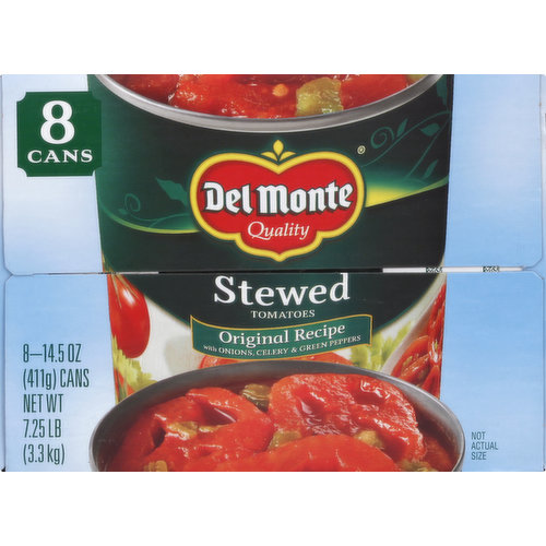 Del Monte Tomatoes, with Natural Sea Salt, Original Recipe, Stewed