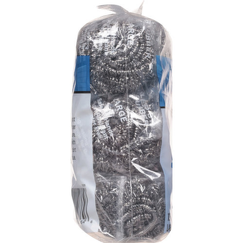 First Street Stainless Steel Scrubbers, Commercial, Large Size