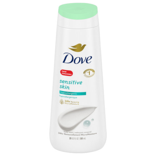 Dove Body Wash, Sensitive Skin, Hypoallergenic