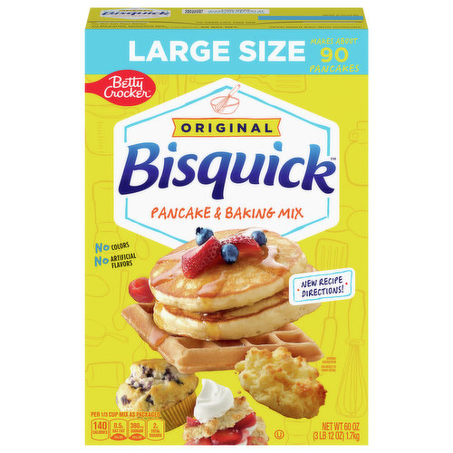 Betty Crocker Pancake & Baking Mix, Original, Large Size
