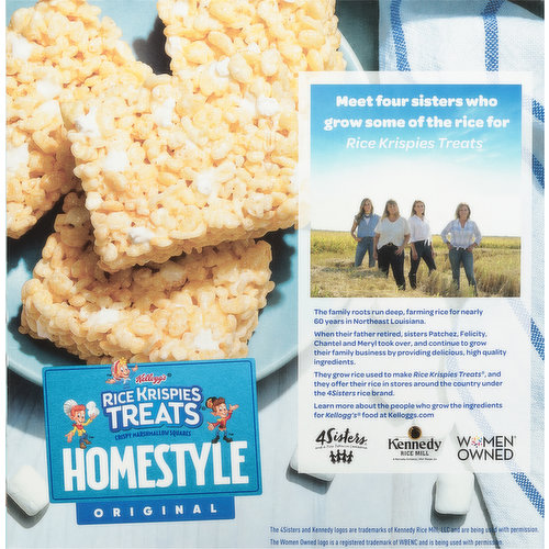 Kellogg's Rice Krispies Treats, Original, Homestyle, Bar