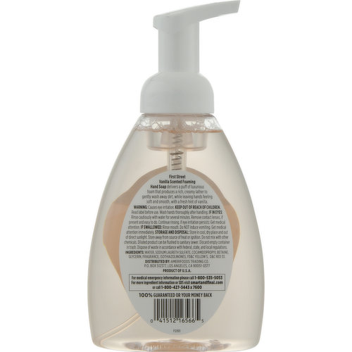 First Street Hand Soap, Foaming, Vanilla scented