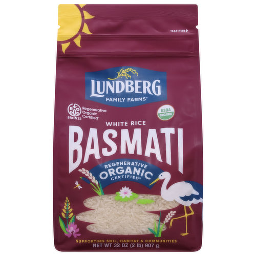 Lundberg Rice, Organic, California White Basmati