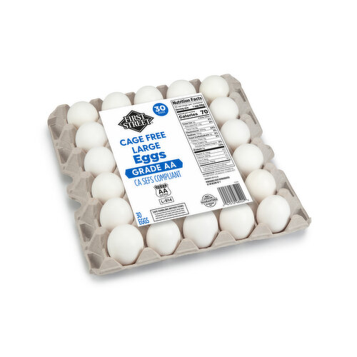 First Street Eggs, Grade AA, Large