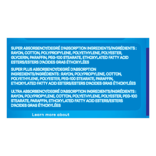 Tampax Super/Super Plus/Ultra Unscented Tampons Triplepack