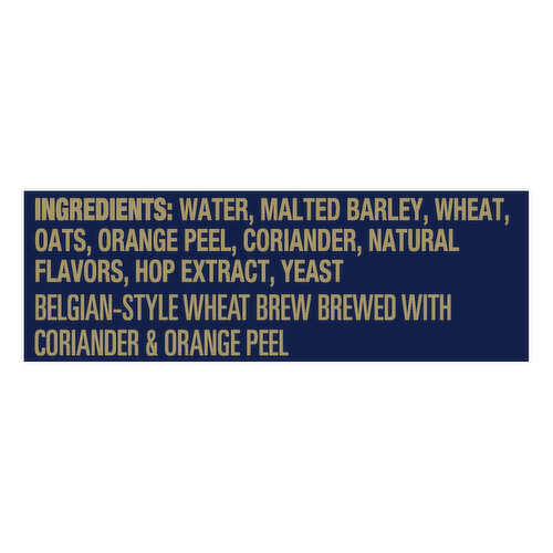 Blue Moon Beer, Non-Alcoholic, Belgium White