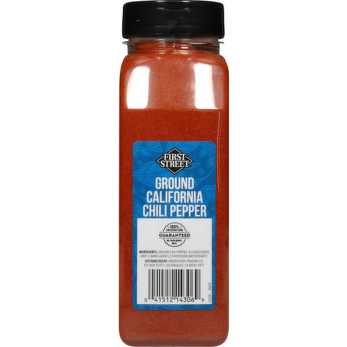 First Street Chili Pepper, California, Ground