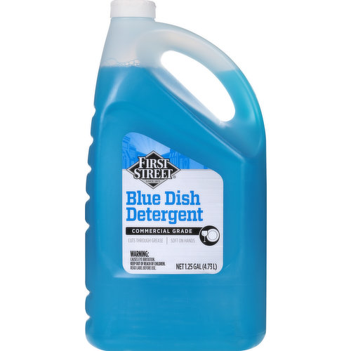 First Street Dish Detergent, Blue