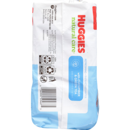 Huggies Refreshing Wipes, Clean Scent