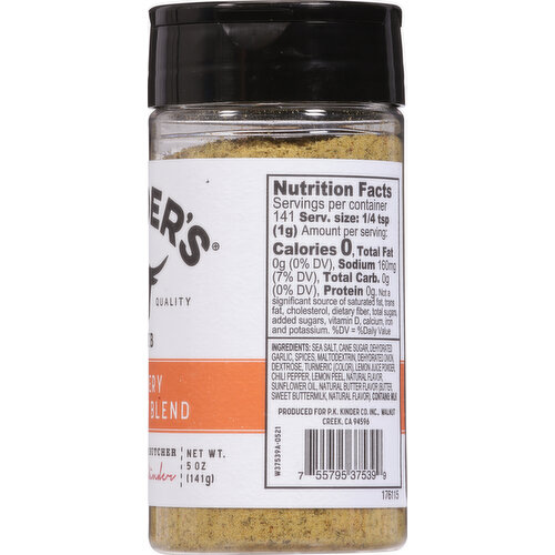 Kinder's Rub, Buttery Poultry Blend