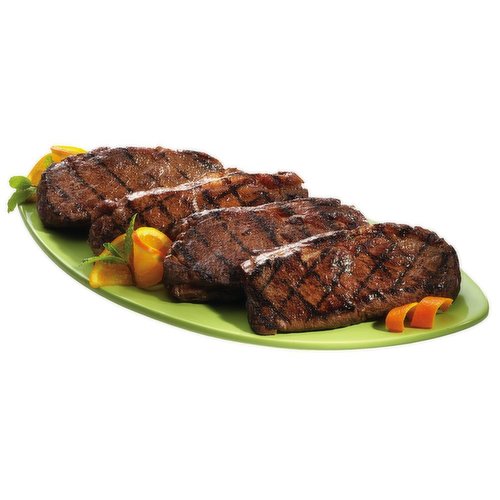 Choice Beef New York Loin Strip Steak Boneless