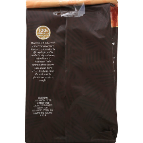 First Street Coffee, Ground, Fine Dining Blend, Medium