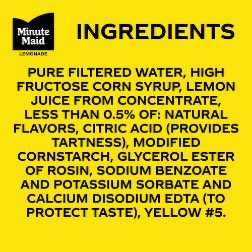 Minute Maid  Lemonade Bottles