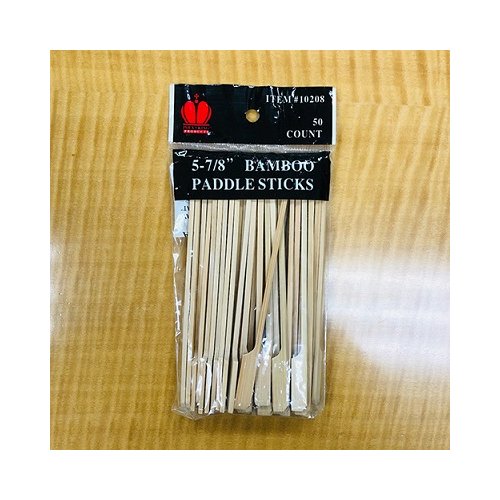 Poly King 5 7/8 Inch Bamboo Paddle Sticks