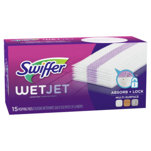Swiffer Wet Jet Mop Cleaning Pads Refill, Floor Cleaner