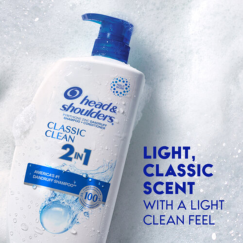 Head & Shoulders 2 in 1 Dandruff Shampoo and Conditioner, Classic Clean