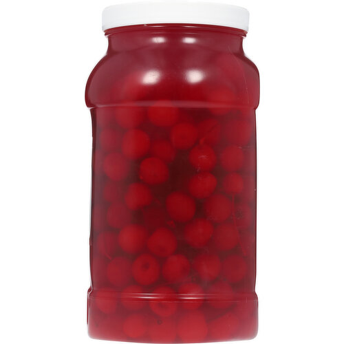 First Street Cherries, with Stems, Maraschino