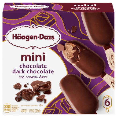 Haagen-Dazs Haagen-Dazs Chocolate Dark Chocolate Mini Bars, 6ct