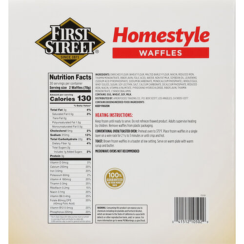 First Street Homestyle Waffles