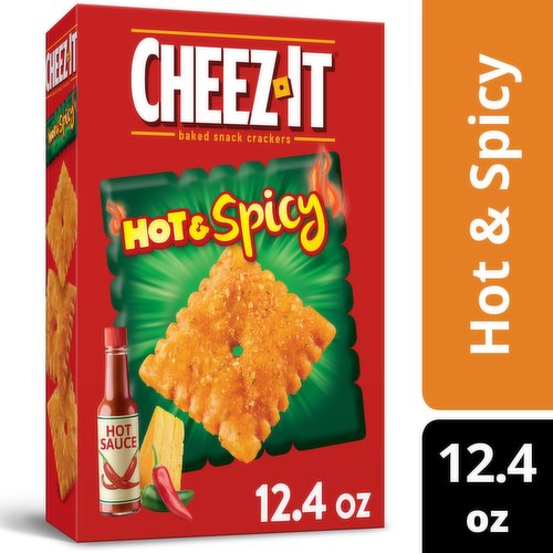 Cheez-It Cheese Crackers, Hot and Spicy