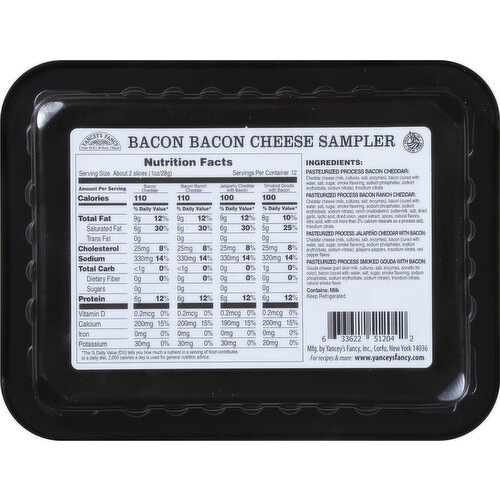 Yancey's Fancy Cheese Sampler, Bacon Bacon