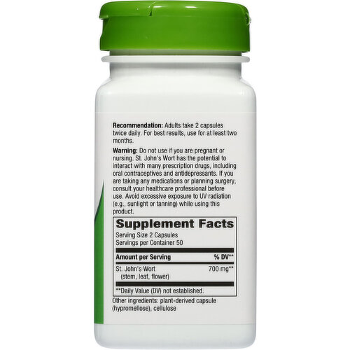 Nature's Way Vegan Capsules St. John's Wort