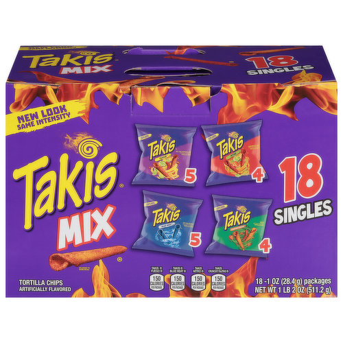 Takis Tortilla Chips, Mix