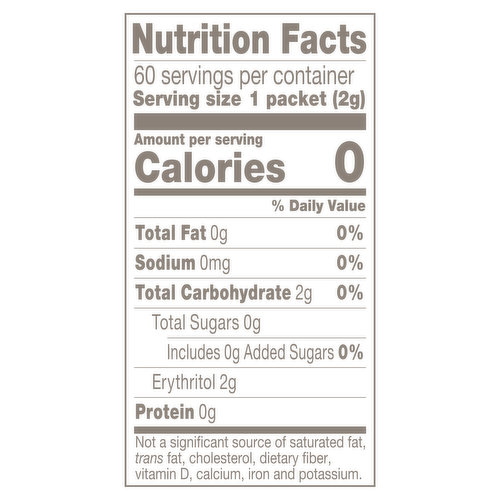 Truvia Sweetener, Calorie-Free, Monk Fruit