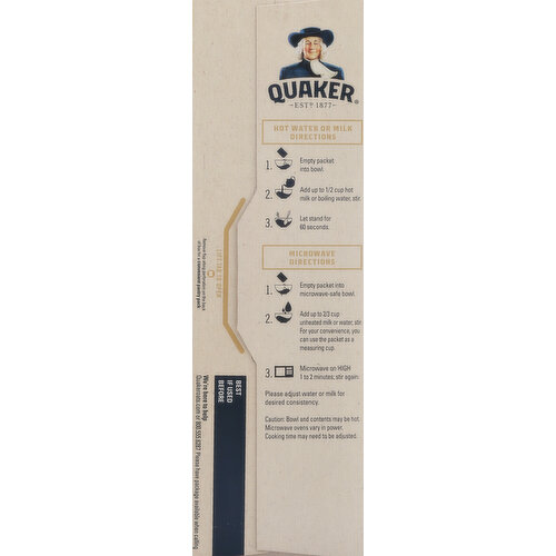 Quaker Instant Oatmeal, Original